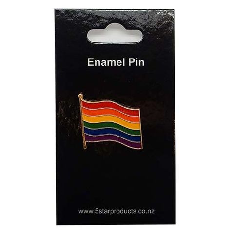 RAINBOW PIN BADGE