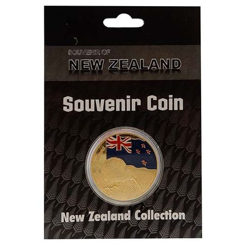 SOUVENIR COIN NZ FLAG
