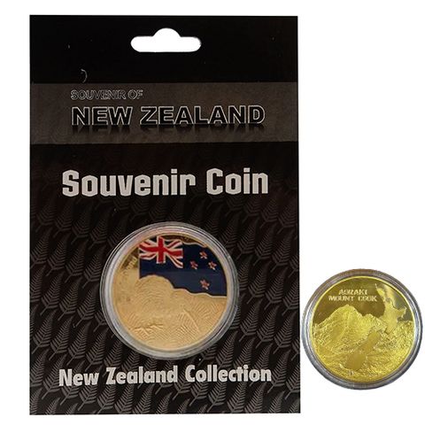 SOUVENIR COIN NZ FLAG