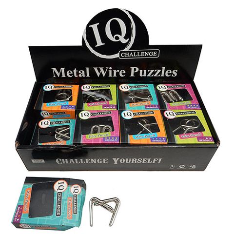 METAL WIRE PUZZLE - SINGLE UNITS