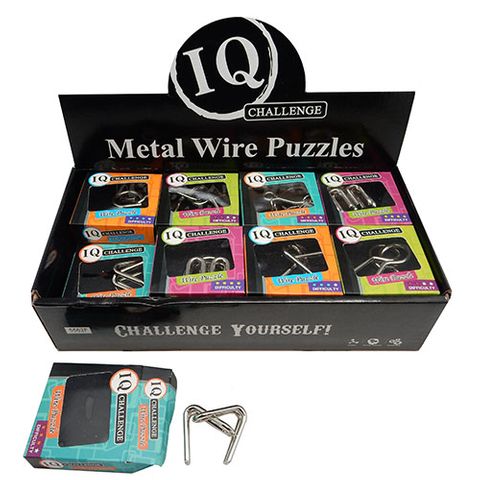 METAL WIRE PUZZLE (24/DISPLAY)