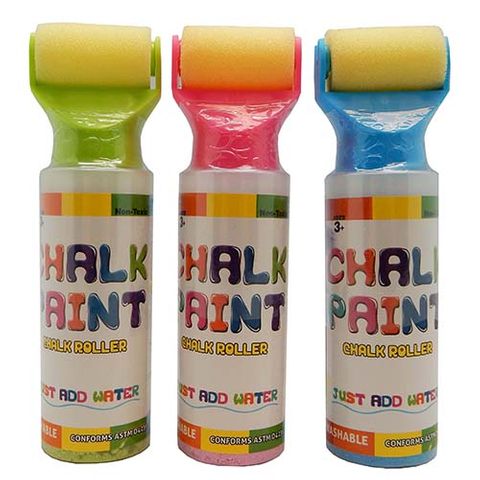 CHALK PAINT ROLLER WASHABLE  3 ASSTD COL