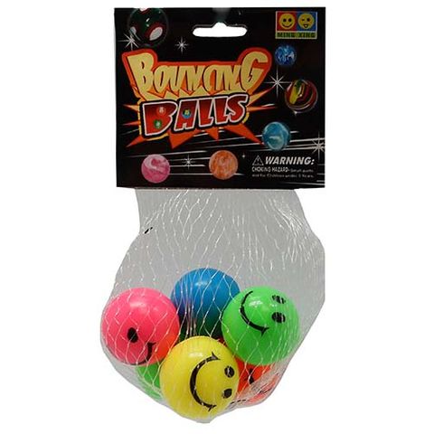 HIGH BOUNCE BALLS 6PCS 32MM