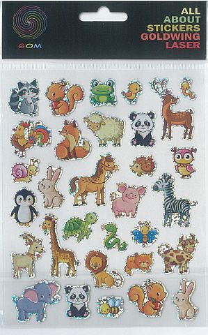 STICKER LASER ANIMALS