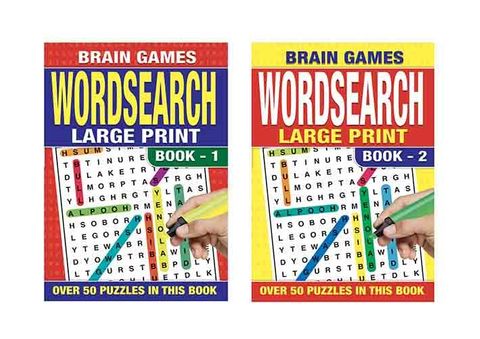 WORD SEARCH LARGE PRINT 64 PG