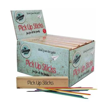 PICK UP STICKS 41PC IN VINTAGE DISP BOX