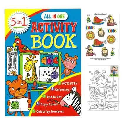 ACTIVITY BOOK 5 IN 1 32PG