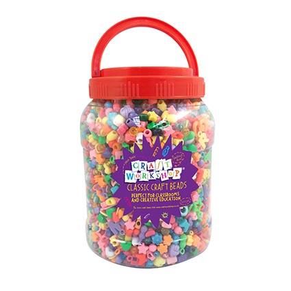 CRAFT VALUE BEADS 6-12MM 6000PC^