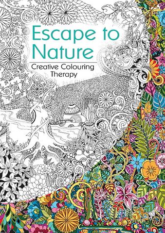 ADULT COLOURING BOOK ESCAPE TO NATURE