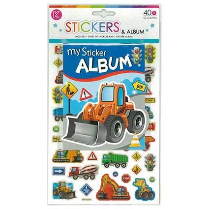 STICKER ALBUM MACHINERY W STICKERS