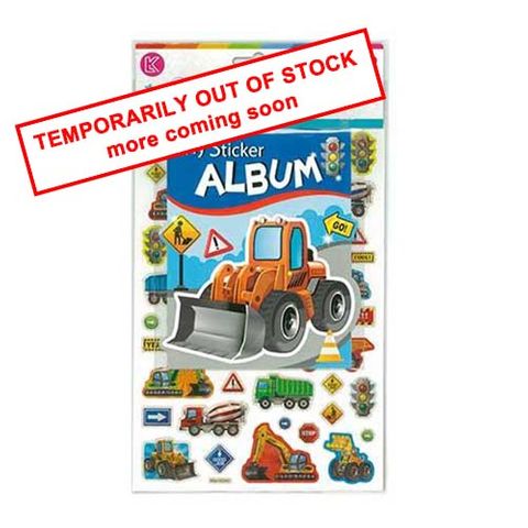 LK STICKER ALBUM MACHINERY WITH STICKERS