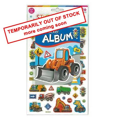 LK STICKER ALBUM MACHINERY WITH STICKERS