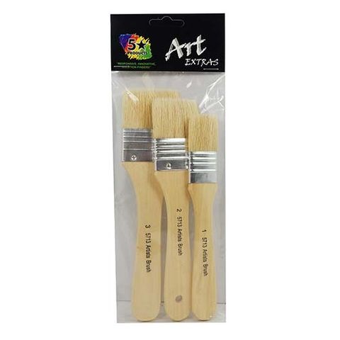 ART EXTRA 3 PC PASTE BRUSH SET