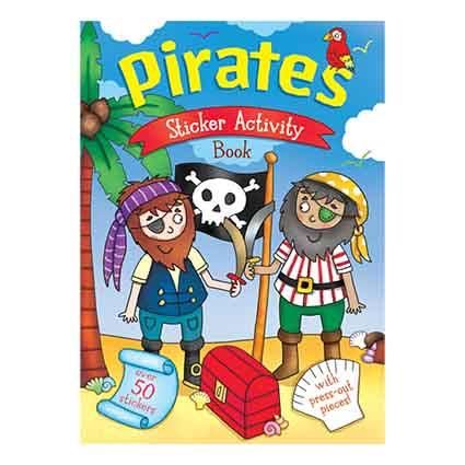 ACTIVITY BOOK PIRATES 16PG