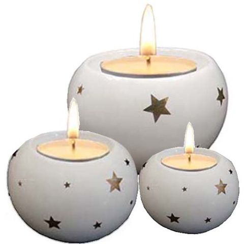 CANDLE HOLDERS SET OF 3