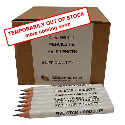PENCILS HB HALF LENGTH 144