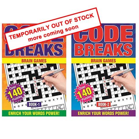 CODE BREAKS BOOK A5 160PG