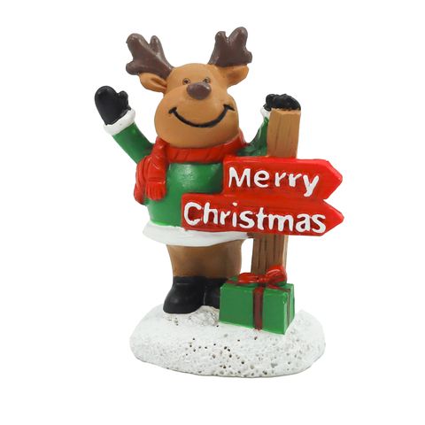 XMAS REINDEER ORNAMENT 3.3CM