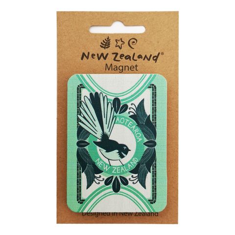 MAGNET NZ FANTAIL 7.5 CM WOOD