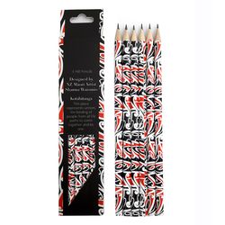 PENCILS HB MAORI DESIGN 6PC