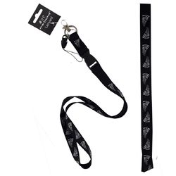 LANYARD NZ FERN BLACK & WHITE