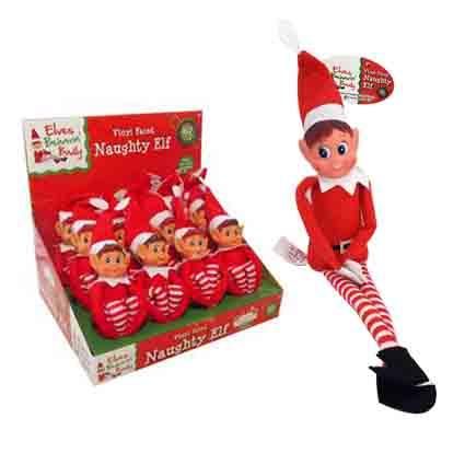 XMAS NAUGHTY ELF 30CM