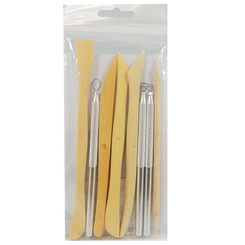 CLAY MODELLING TOOLS SET OF 8