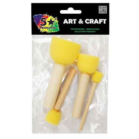 ART EXTRA FOAM DABBERS ASSTD SET OF 4