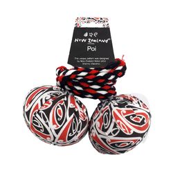 NZ POI W/MAORI PATTERNED FABRIC