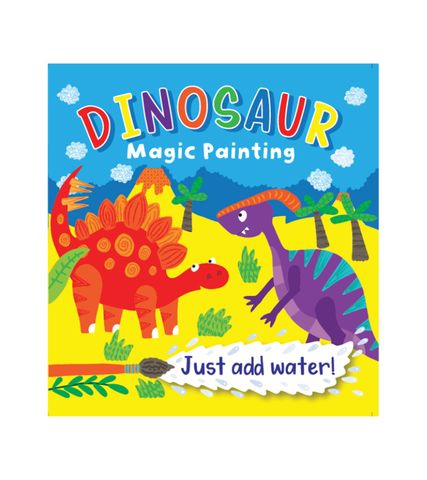 MAGIC PAINTING DINOS COLOURING BOOK 48 PGS