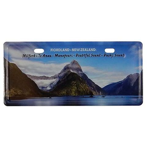 MAGNET LICENCE PLATE 10X5CM FIORDLAND