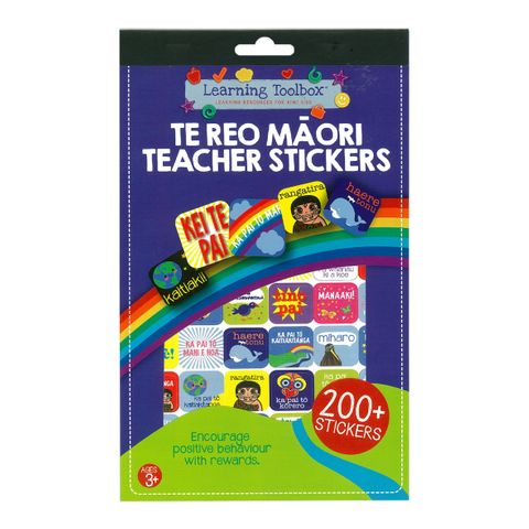 TE REO MAORI STICKER PAD TEACHERS NZ