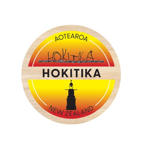 MAGNET HOKITIKA ROUND WOODEN 70 MM