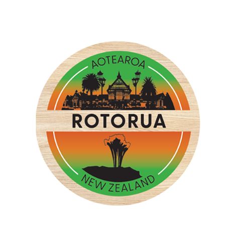 MAGNET ROTORUA ROUND WOODEN 70 MM