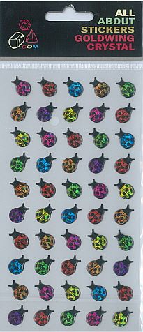 STICKER CRYSTAL LADYBUG