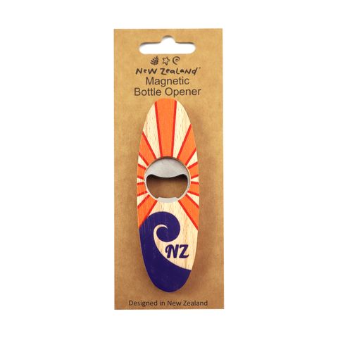 BOTTLE OPENER MAGNET SURFBOARD NZ 11.7 CM