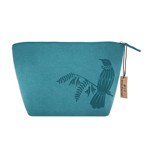 ACCESSORY BAG FELT NZ TUI 28.5 CM BLUE