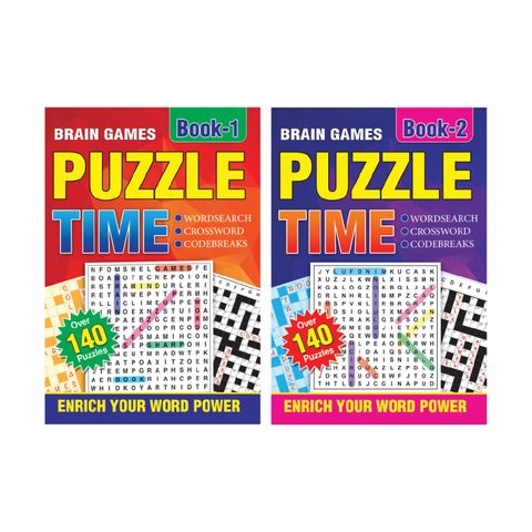 MIXED PUZZLE COLLECTION BOOK 2ASST 160PGS A5