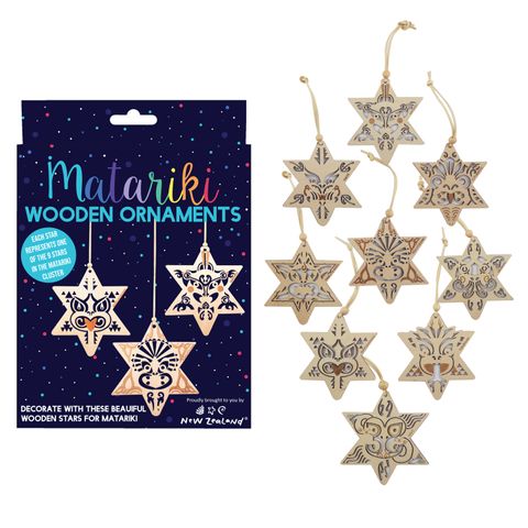 MATARIKI STAR SET 9PC 10CM