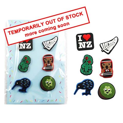 CHARMS SOFT NZ KIWIANA 6PC