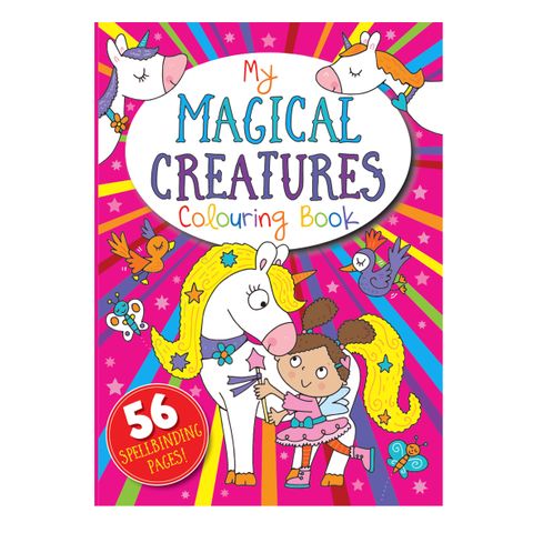 COLOURING BOOK MAGIC CREATURE 56PG 270MM