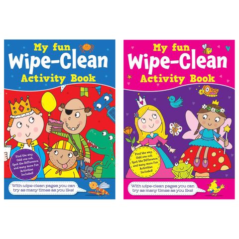 ACTIVITY BOOK WIPE-CLEAN 2ASTD 24PG