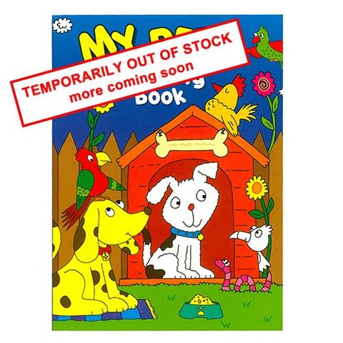 COLOURING BOOK MY PETS 72PG 270X197