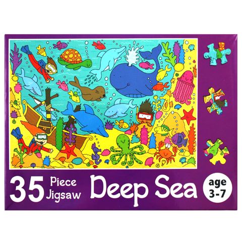 JIGSAW PUZZLE DEEP SEA 35PC 46X32CM^