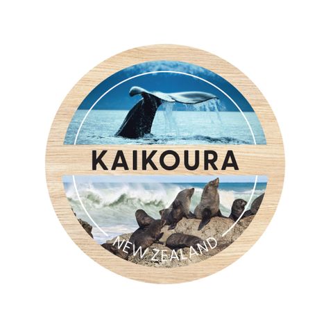 MAGNET KAIKOURA ROUND WOODEN 70 MM