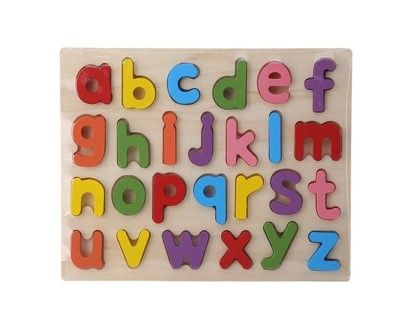 WOODEN PUZZLE LETTERS LOWER CASE