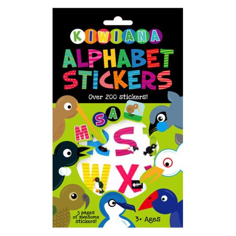 STICKER PAD ALPHABET NZ