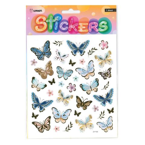 UPIKIT STICKERS GOLD BUTTERFLIES