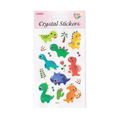 UPIKIT STICKERS DINOSAURS WITH CRYSTALS