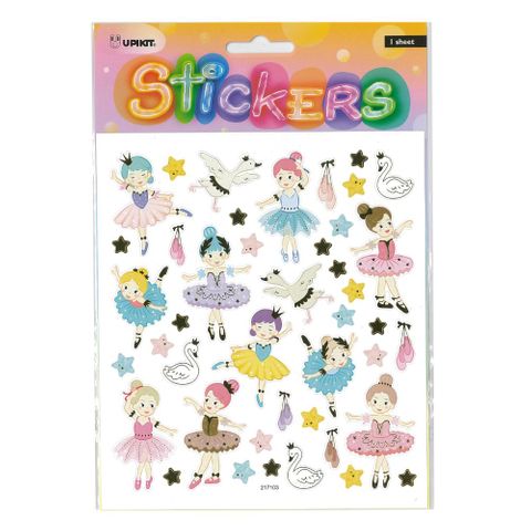 UPIKIT STICKERS PRETTY BALLERINA